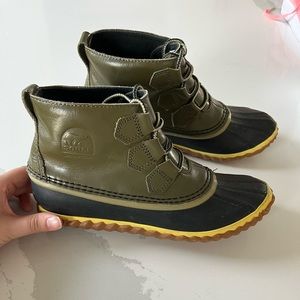 Sorel Out and About Waterproof Boots Green